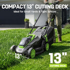 13-Inch Cordless Lawn Mower