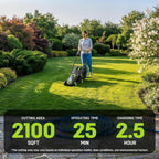 13-Inch Cordless Lawn Mower