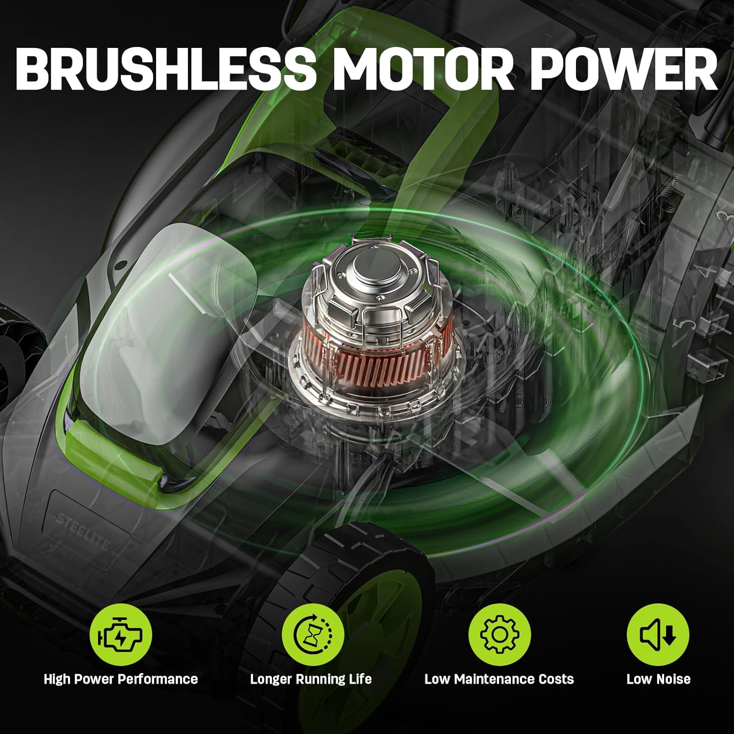 13-Inch Cordless Lawn Mower