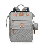 Multifunctional, Large-Capacity Diaper Backpack with Foldable Bed