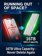 🏆Flash Sale🔥16TB Large-Capacity Type-C Portable Mini SSD